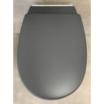 NIC Design Milk Miska WC wisząca Rimless z deską wolnoopadającą Basalto 003482.049+005528.049