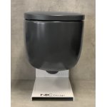 NIC Design Milk Miska WC wisząca Rimless z deską wolnoopadającą Basalto 003482.049+005528.049
