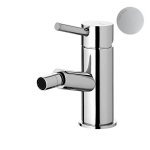 Bruma Lusitano Bateria bidetowa 1-otworowa z korkiem Click-Clack Pure white 1071002PW