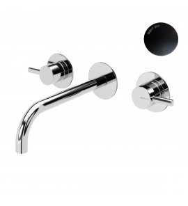 Bruma Lusitano Bateria umywalkowa 3-otworowa podtynkowa 170 mm Night sky 1070105NS