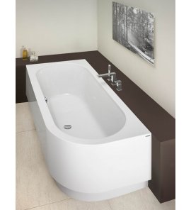 Hoesch Happy D. Wanna narożna lewa do zabudowy 180x80 cm biały 6484.010