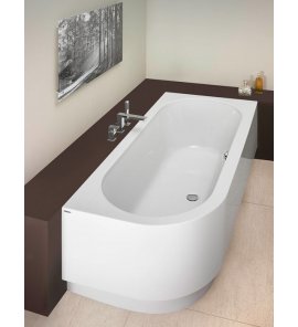 Hoesch Happy D. Wanna narożna prawa do zabudowy 180x80 cm biały 6486.010