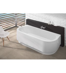 Hoesch Happy D. Wanna przyścienna do zabudowy 180x80 cm biały 6180.010