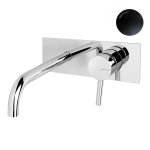 Bruma Lusitano Bateria umywalkowa 2-otworowa podtynkowa 210 mm Night sky 1070102NS