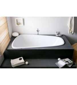 Hoesch SingleBath Duo Wanna do zabudowy prawa 176,6x114,1 cm biały 3686.010