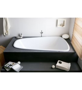 Hoesch SingleBath Duo Wanna do zabudowy lewa 176,6x114,1 cm biały 3688.010