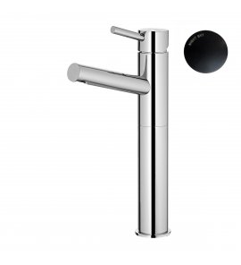Bruma Lusitano Bateria umywalkowa jednootworowa wysoka z korkiem Click-Clack Night sky 1070003NS