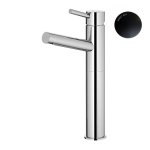 Bruma Lusitano Bateria umywalkowa jednootworowa wysoka z korkiem Click-Clack Night sky 1070003NS