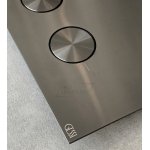   Gessi Przycisk do Geberit Sigma 8&12 black metal brushed PVD 54611.707