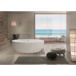 Hoesch Cabo Wanna wolnostojąca typu monoblock z obudową 185x90 cm mm biały 6610.010