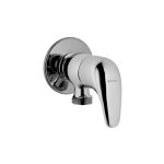 Bruma Liz Przyłącze kątowe węża z zaworem 3/8" Chrom 1152801CR