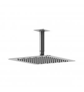 Bruma Quadra Deszczownica 250x250 mm z ramieniem sufitowym Chrom 1455335CR