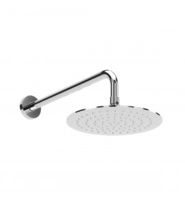 Bruma BlueR Deszczownica ścienna Ø 230 mm z ramieniem ściennym Chrom 1455244CR