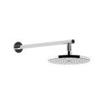 Bruma Deszczownica ścienna Ø 200 mm z ramieniem ściennym Chrom 1455245CR