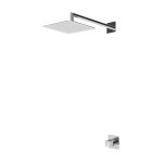Bruma Escudo Zestaw natryskowy z deszczownicą 200x200 mm ścienną Chrom 1027622CR