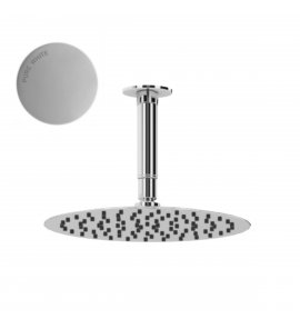 Bruma EloR Deszczownica Ø 300 mm z ramieniem sufitowym Pure White 1455342PW