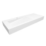 Cristalstone Linea Ideal Umywalka wpuszczana w blat biała U1200-MBLOLB