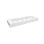Cristalstone Linea Ideal Umywalka wpuszczana w blat biała U1200-MOLC