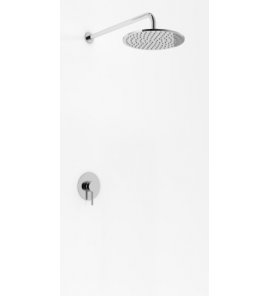 Kohlman Axel Zestaw prysznicowy podtynkowy z deszczownicą 20 cm chrom QW220AR20