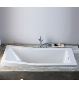 HOESCH Foster Wanna akrylowa prostokątna z systemem wodno-powietrznym hydromasażu Reviva II 170x75 cm biała 6629E
