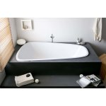 HOESCH SingleBath Duo Wanna akrylowa owalna prawa do zabudowy z systemem wodno-powietrznym hydromasażu Reviva II 176,6x114,1 cm biała 3686E