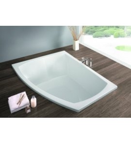 HOESCH Largo Wanna akrylowa asymetryczna lewa z systemem wodno-powietrznym hydromasażu Reviva II 180x130 cm biała 3694E
