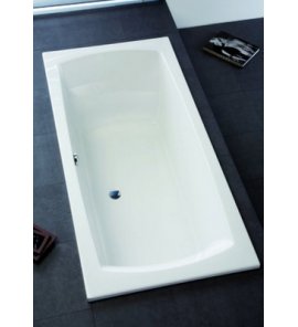 HOESCH Largo Wanna akrylowa prostokątna z systemem wodno-powietrznym hydromasażu Reviva II 170x75 cm biała 3707E