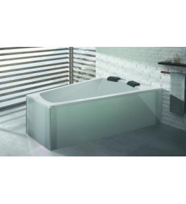 HOESCH Largo Wanna akrylowa trapezowa prawa z systemem wodno-powietrznym hydromasażu Reviva II 180x140 cm biała 3706E