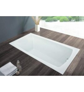 HOESCH Largo Wanna akrylowa prostokątna z systemem wodno-powietrznym hydromasażu Reviva II 170x80 cm biała 3708E