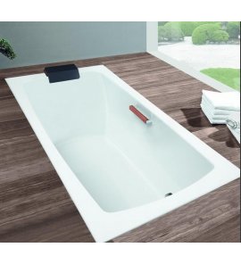 HOESCH Largo Wanna akrylowa prostokątna z systemem wodno-powietrznym hydromasażu Reviva II 190x80 cm biała 3710E