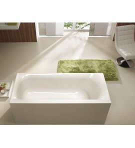 HOESCH Thasos Wanna akrylowa prostokątna z systemem wodno-powietrznym hydromasażu Reviva II 170x75 cm biała 3744E