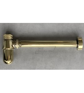   Burlington/Galatea Design  Syfon umywalkowy z okrągłym spodem gold W14GOLD/GDW14GOLD  W MAGAZYNIE!!