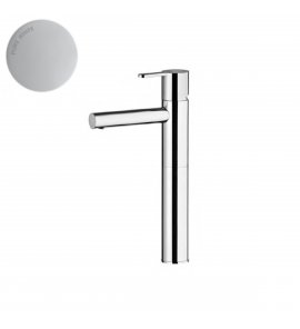 Bruma Lusa Bateria umywalkowa jednootworowa wysoka z korkiem Pure White 1010009PW