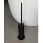 Nic Design Curva Zestaw Papiernica ścienna i szczotka WC czarny mat 008765064+008766064 WIETRZENIE MAGAZYNÓW!!