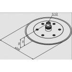  Damixa Silhouet Deszczownica prysznicowa czarny mat 766636100