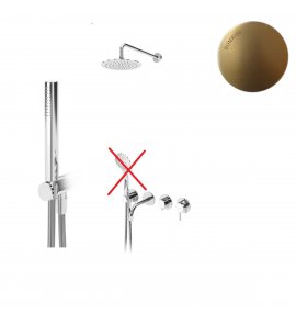 Bruma Lusitano Zestaw wannowo-prysznicowy podtynkowy z deszczownicą Ø 250 i słuchawką prysznicową Sunrise 1073121SR