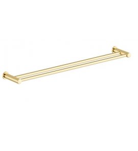  Damixa Silhouet Reling na ręcznik podwójny 80 cm polerowany mosiądz pvd 483157700