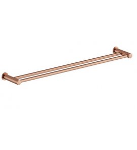  Damixa Silhouet Reling na ręcznik podwójny 80 cm szczotkowana miedź pvd 483158700