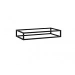 Cristalstone Stelaż pod umywalkę 80 x 45 x 15 cm czarny mat ST800-01