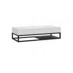 Cristalstone Stelaż pod umywalkę wiszący 100 x 45 x 15 cm czarny mat ST1000-02