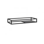 Cristalstone Stelaż pod umywalkę wiszący 100 x 45 x 15 cm czarny mat ST1000-02