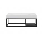 Cristalstone Stelaż pod umywalkę wiszący z małą półką 110x45x30 czarny mat ST1100-07