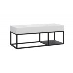 Cristalstone Stelaż pod umywalkę wiszący z małą półką 110x45x30 czarny mat ST1100-07