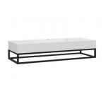 Cristalstone Stelaż pod umywalkę 120 x 45 x 15 cm czarny mat ST1200-01