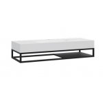 Cristalstone Stelaż pod umywalkę wiszący 120 x 45 x 15 cm czarny mat ST1200-02