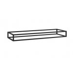 Cristalstone Stelaż pod umywalkę 130 x 45 x 15 cm czarny mat ST1300-01