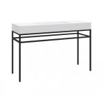Cristalstone Stelaż pod umywalkę stojący 130 x 45 x 73 cm czarny mat ST1300-05