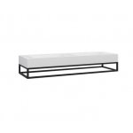 Cristalstone Stelaż pod umywalkę 140 x 45 x 15 cm czarny mat ST1400-01