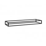 Cristalstone Stelaż pod umywalkę 140 x 45 x 15 cm czarny mat ST1400-01