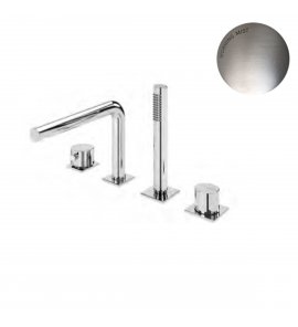 Bruma Lusa Bateria wannowo-natryskowa na brzeg wanny 4-otworowa Morning Mist 1012003MM